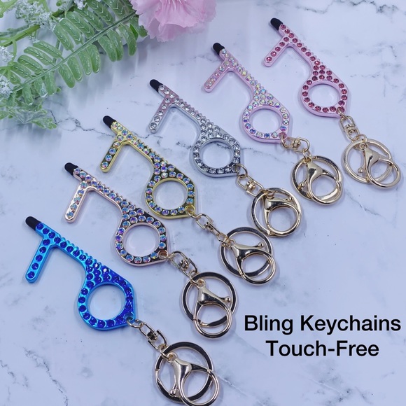 ✨ Bling Touchless Keychains Contactless - Picture 3 of 4